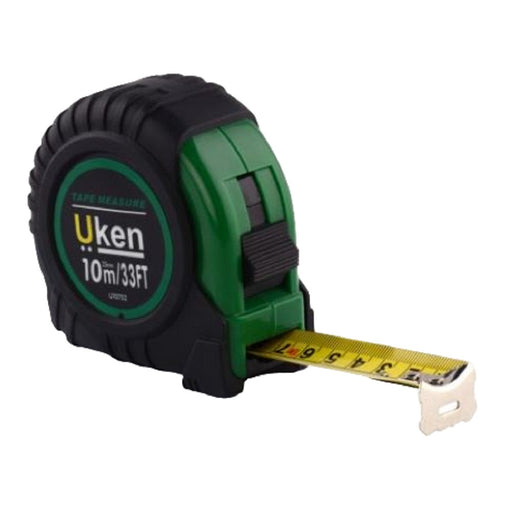 Uken Measuring Tape 10m Green