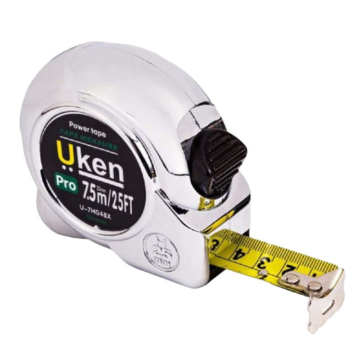 Uken Measuring Tape 5m Chrome